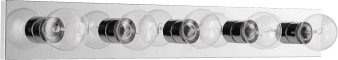5 Light Vanity Strip - Chrome