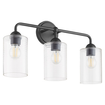 Charlotte 3 Light Vanity - Black