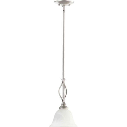 Transitional Spencer 1 Light Pendant In Classic Nickel