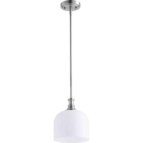 Transitional Richmond 1 Light Pendant In Satin Nickel