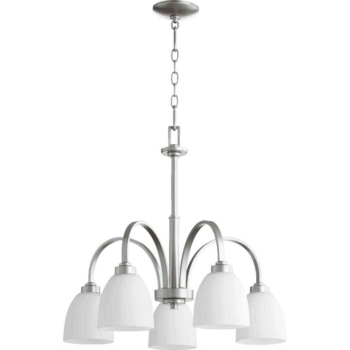 Transitional Reyes 5 Light Nook In Classic Nickel