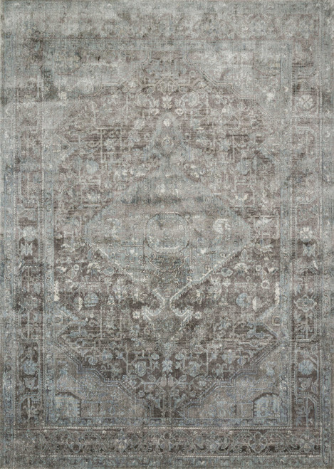 Anastasia - Stone / Blue - 2'-7" X 4'