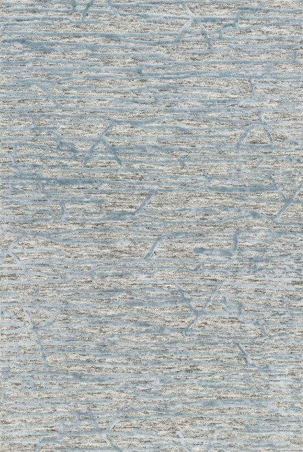 Juneau - Grey / Blue - 3'-6" X 5'-6"