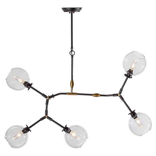 Atom 5 Pendant Lighting Clear