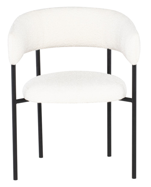 Cassia Dining Chair Buttermilk Boucle