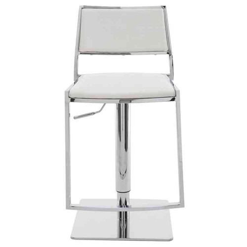 Aaron Adjustable Stool White