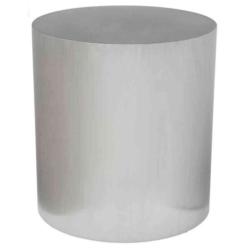 Piston Side Table Silver