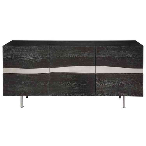 Sorrento Sideboard Cabinet Short Oxidized Grey