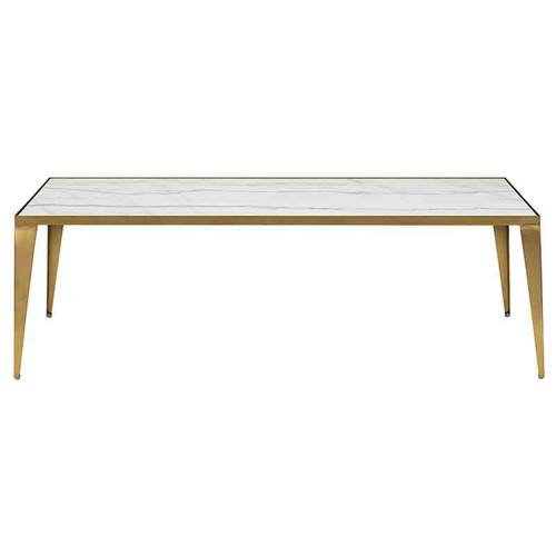 Mink Coffee Table White/Gold