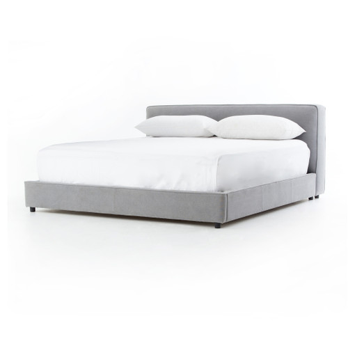 Aidan Bed-Heavy Pebble Pewter-Queen