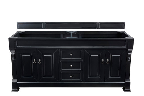 Brookfield 72" Double Vanity, Antique Black