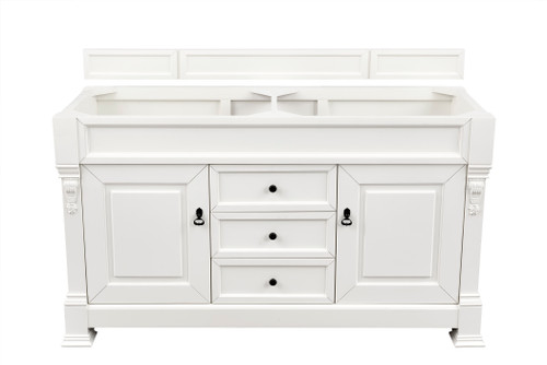 Brookfield 60" Double Vanity, Bright White