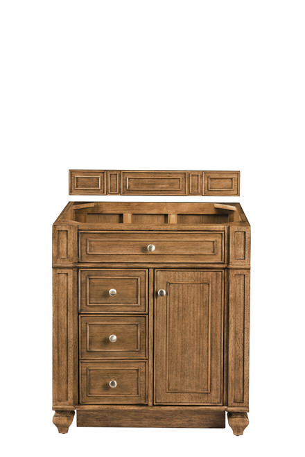 Bristol 30" Single Vanity, Saddle Brown