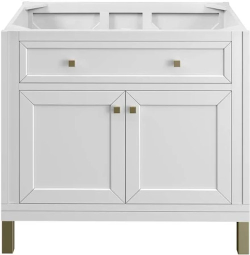 Chicago 36" Single Vanity, Glossy White