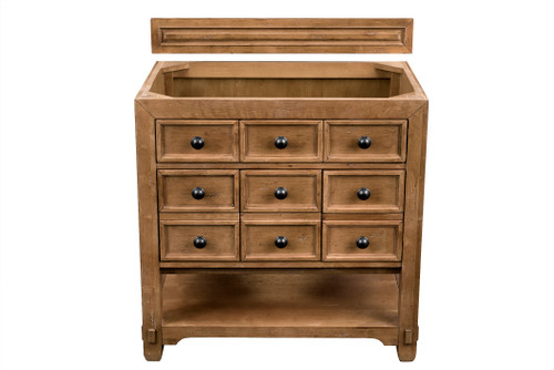 Malibu 36" Single Vanity, Honey Alder