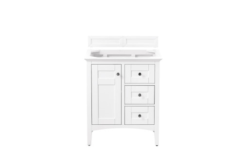 Palisades 30" Single Vanity, Bright White