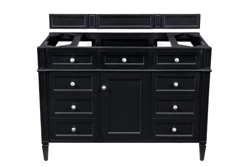 Brittany 48" Single Vanity, Black Onyx