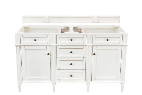 Brittany 60" Double Vanity, Bright White