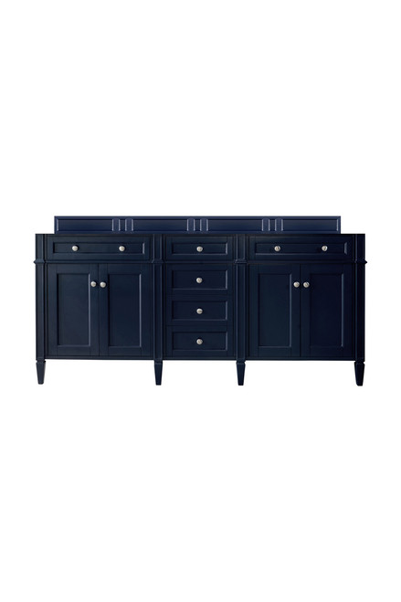 Brittany 72" Double Vanity, Victory Blue