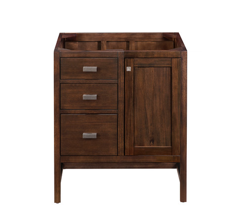 Addison 30" Single Vanity Cabinet, Mid-Century Acacia