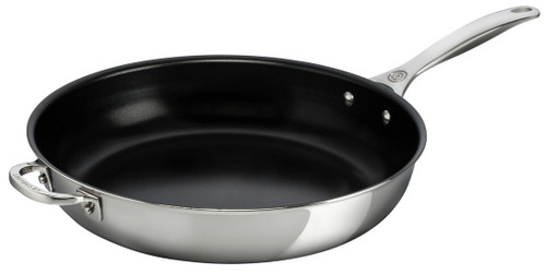 Le Creuset 12.5" Stainless Steel Nonstick Deep Fry Pan