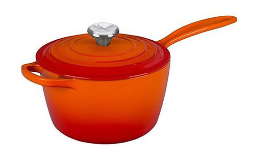 Le Creuset Signature 1.75 Qt. Flame Saucepan