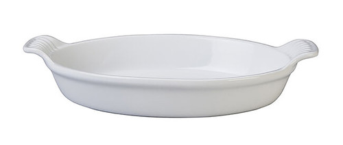 Le Creuset Heritage 1.7 Qt. White Au Gratin Dish