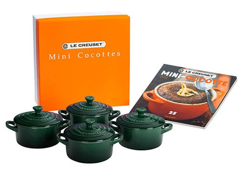 Le Creuset Artichaut Mini Cocottes Set w/ Cookbook (4-Pack)