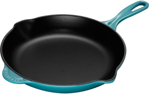 Le Creuset Signature 10.25" Caribbean Enameled Cast Iron Skillet