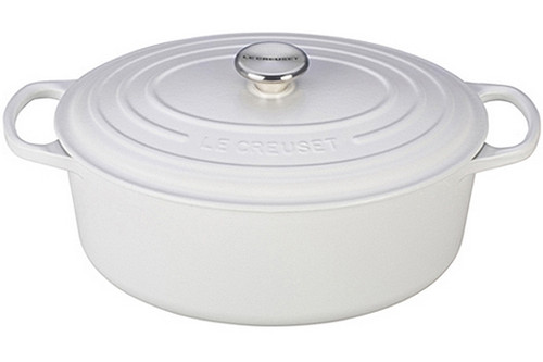 Le Creuset 6.75 Qt. White Oval Dutch Oven