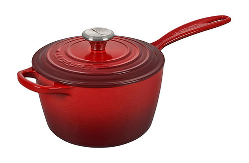 Le Creuset Signature 1.75 Qt. Cerise Saucepan