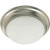 Transitional 17" Satin Opal Ceiling Mount In Satin Nickel