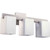 Modern And Contemporary Modus 3 Light Vanity In Satin Nickel