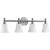 Traditional Rossington 4 Light Vanity In Satin Nickel