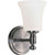 Transitional Rossington 1 Light Wall Mount In Satin Nickel