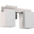 Soft Contemporary Modus 2 Light Wall Mount In Satin Nickel