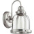 Transitional 1 Light Banded Dome Wall Mount In Satin Nickel