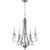 Traditional Bryant 5 Light Chandelier In Classic Nickel