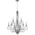 Traditional Bryant 9 Light Chandelier In Classic Nickel