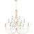 Traditional Brooks 15 Light Chandelier In Persian White