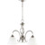 Transitional Spencer 3 Light Nook In Classic Nickel