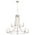 Olympus 12 Light Chandelier In Satin Nickel