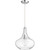 Transitional Clear Filament Pendant In Chrome And Clear