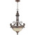 Traditional Madeleine 3 Light Pendant In Corsican Gold