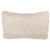 Siberia Ivory Faux Fur Lumbar Pillow Poly Filled 12x20