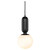 Carina Mini Pendant Lighting Black