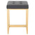 Chi Counter Stool Tarnished Silver/Gold