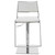 Aaron Adjustable Stool White