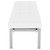 Louve Occasional Bench White 59"