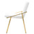 Nika Dining Chair White/Gold